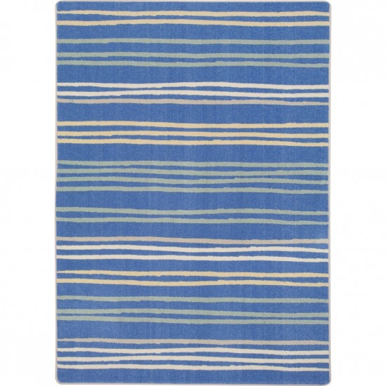 All Lined Up 5'4" x 7'8" area rug in color Pastel