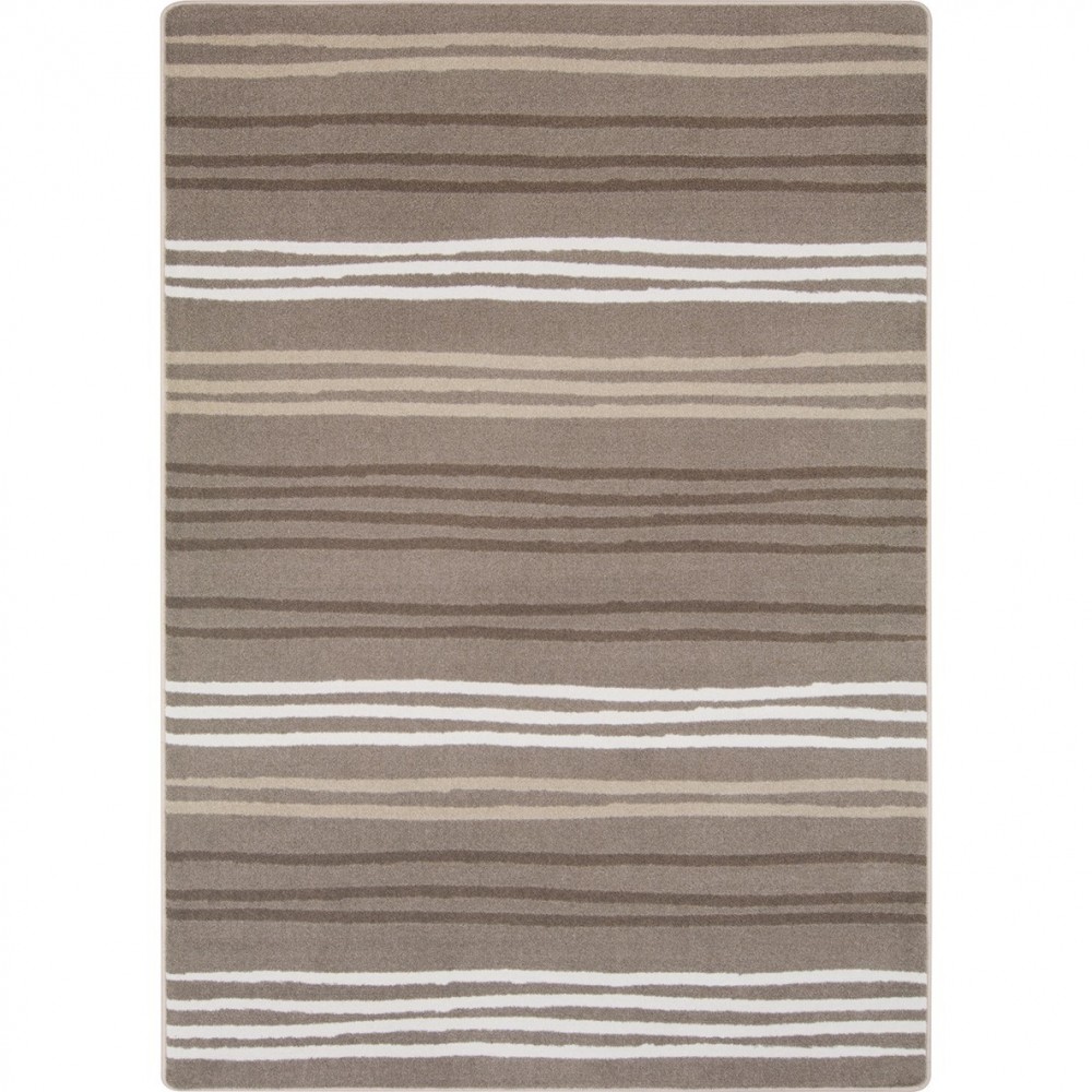 All Lined Up 10'9" x 13'2" area rug in color Neutral