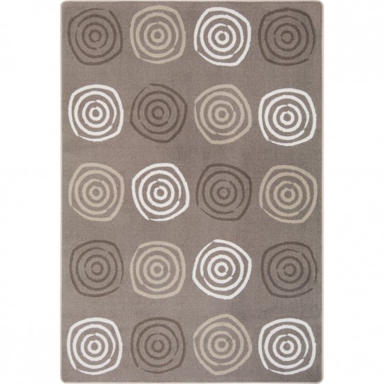 Simply Swirls 5'4" x 7'8" area rug in color Neutral