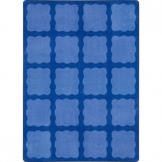 Simply Squares 5'4" x 7'8" area rug in color Multi