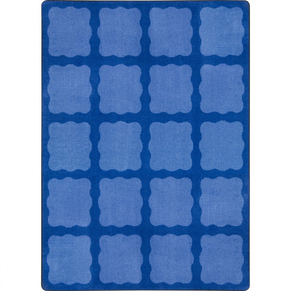 Simply Squares 5'4" x 7'8" area rug in color Multi