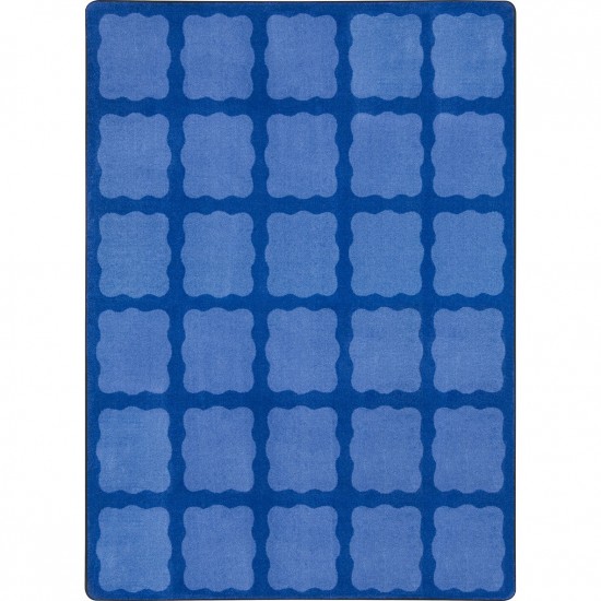 Simply Squares 7'8" x 10'9" area rug in color Multi