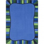 Colorful Accents 7'8" x 10'9" area rug in color Seaglass