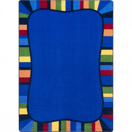 Colorful Accents 10'9" x 13'2" area rug in color Rainbow