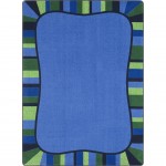 Colorful Accents 10'9" x 13'2" area rug in color Seaglass