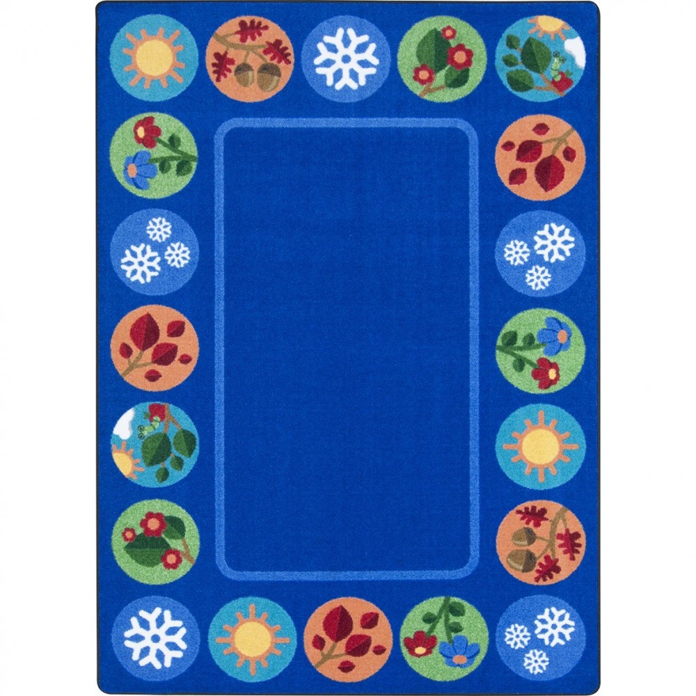 Sit Around the Seasons 5'4" x 7'8" area rug in color Multi Sit Around the Seasons 5'4" x 7'8" area rug in color Multi