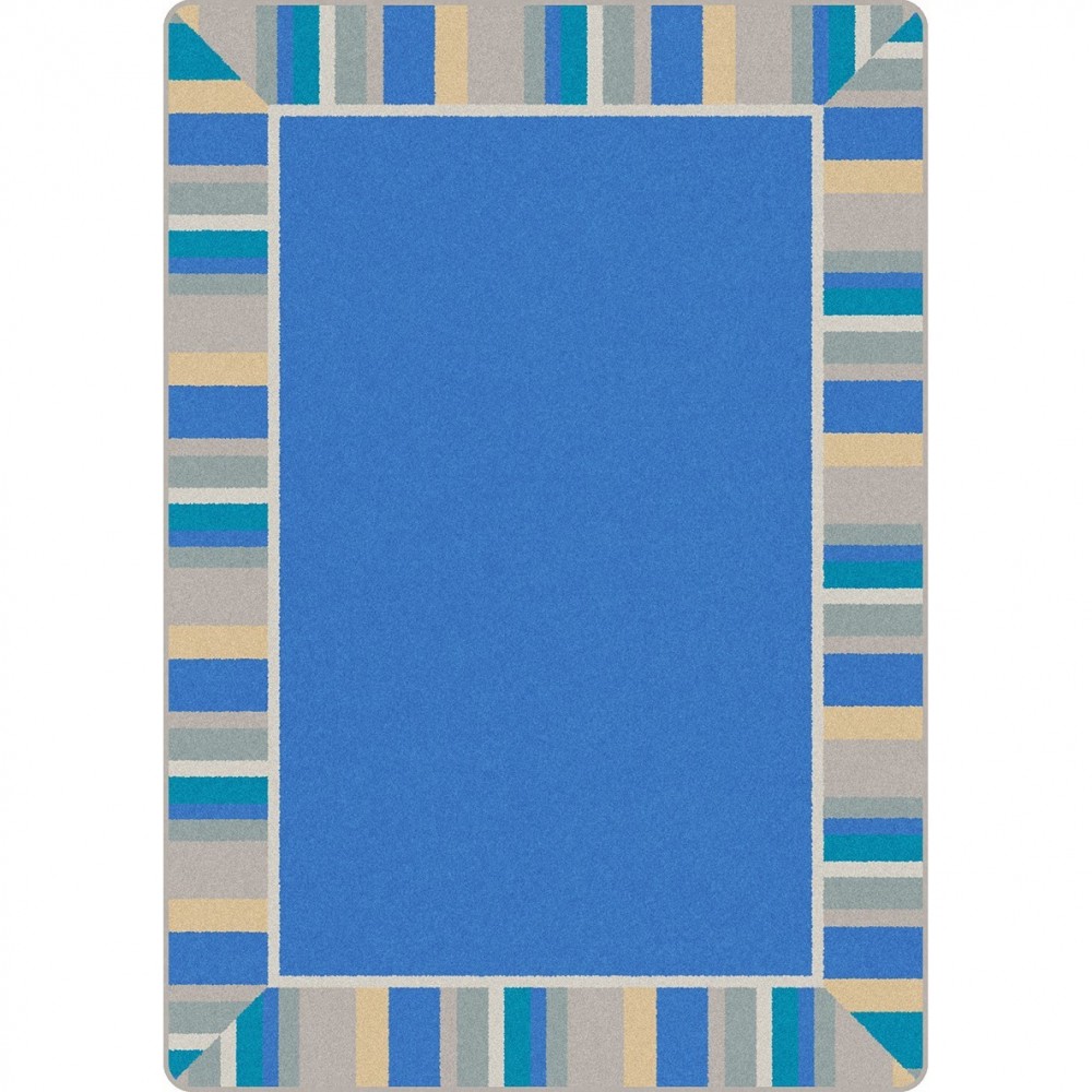 Off the Cuff 3'10" x 5'4" area rug in color Light Blue