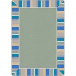 Off the Cuff 5'4" x 7'8" area rug in color Sage