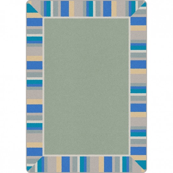 Off the Cuff 5'4" x 7'8" area rug in color Sage