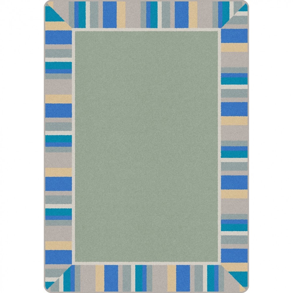 Off the Cuff 5'4" x 7'8" area rug in color Sage