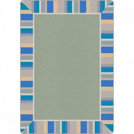 Off the Cuff 7'8" x 10'9" area rug in color Sage