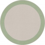 Easy Going 7'7" Round area rug in color Sage