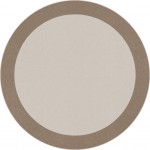 Easy Going 7'7" Round area rug in color Neutral