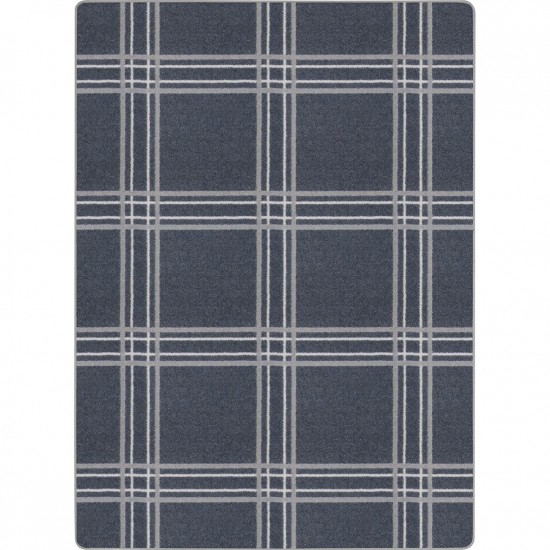 Broadfield 3'10" x 5'4" area rug in color Smoke