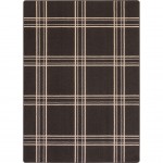 Broadfield 5'4" x 7'8" area rug in color Espresso