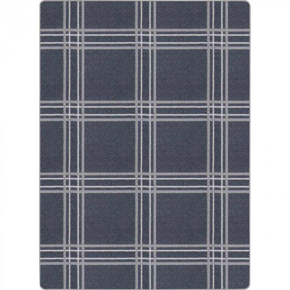 Broadfield 5'4" x 7'8" area rug in color Smoke