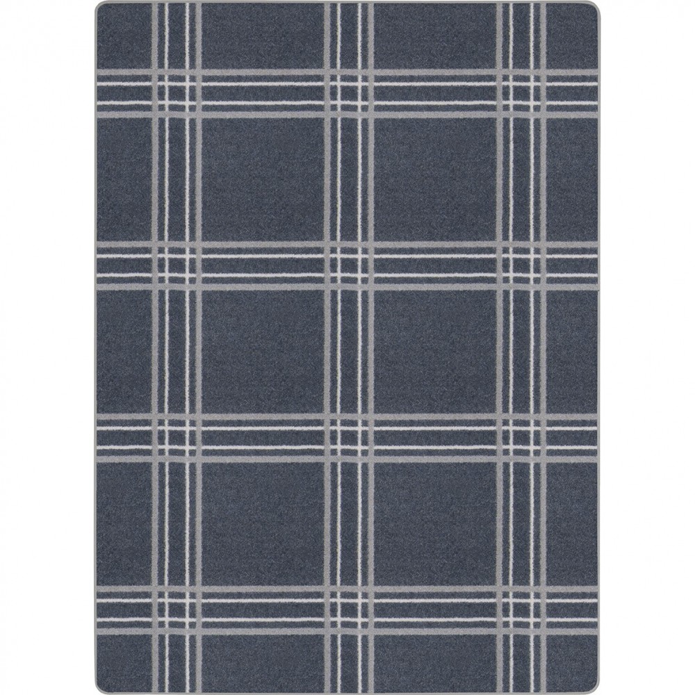 Broadfield 7'8" x 10'9" area rug in color Smoke