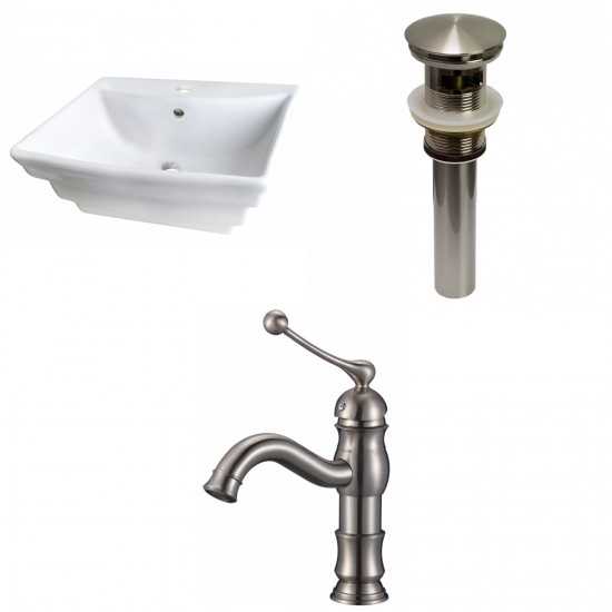 19.75-in. W Bathroom Vessel Sink Set_AI-30040