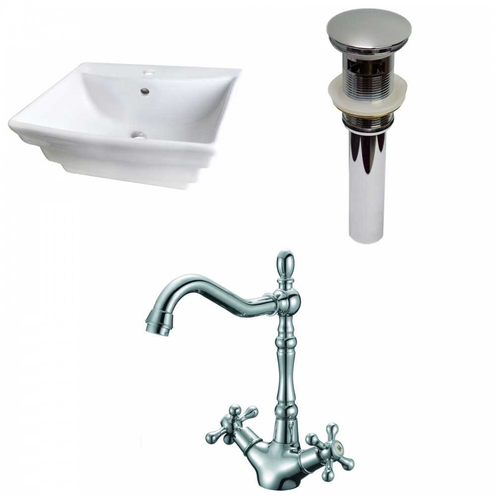 19.75-in. W Bathroom Vessel Sink Set_AI-30041