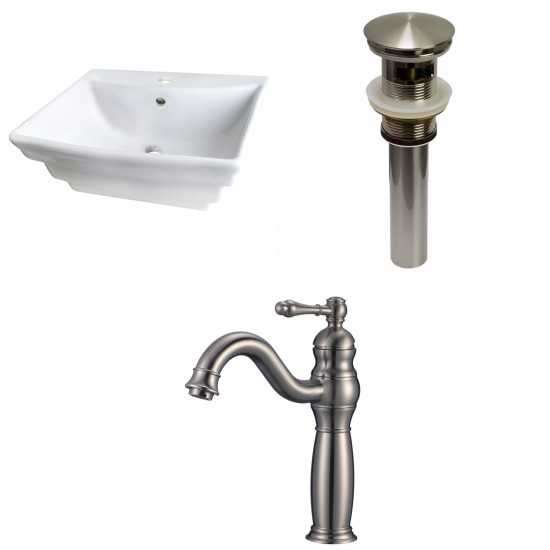 19.75-in. W Bathroom Vessel Sink Set_AI-30043