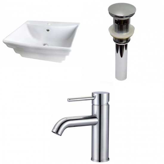 19.75-in. W Bathroom Vessel Sink Set_AI-30044