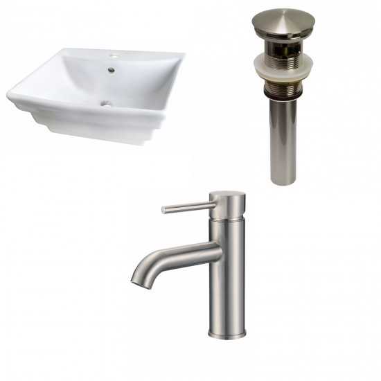 19.75-in. W Bathroom Vessel Sink Set_AI-30045