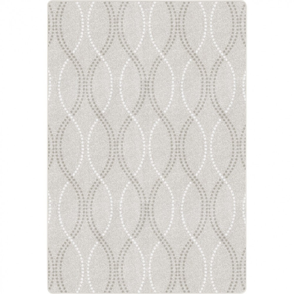 Seventh Heaven 3'10" x 5'4" area rug in color Dove