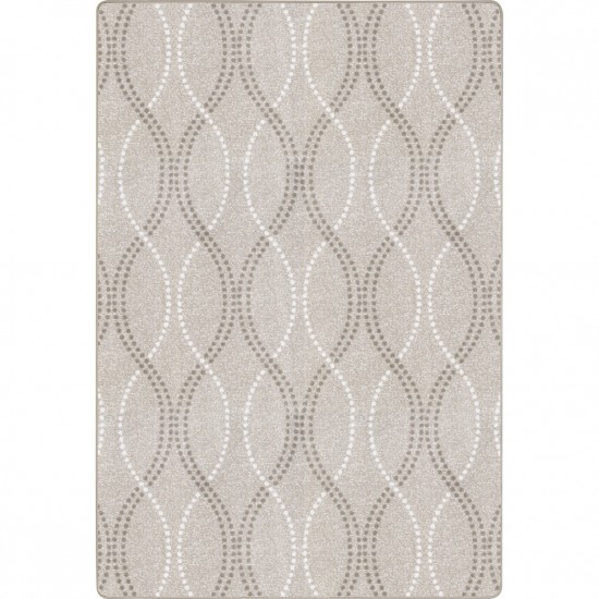 Seventh Heaven 3'10" x 5'4" area rug in color Beige