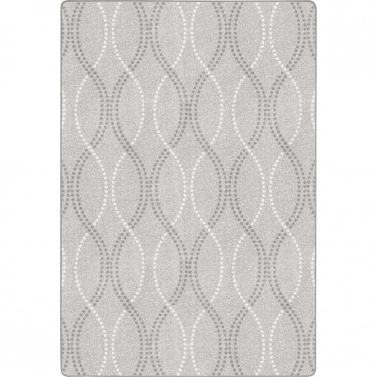 Seventh Heaven 3'10" x 5'4" area rug in color Morning Fog