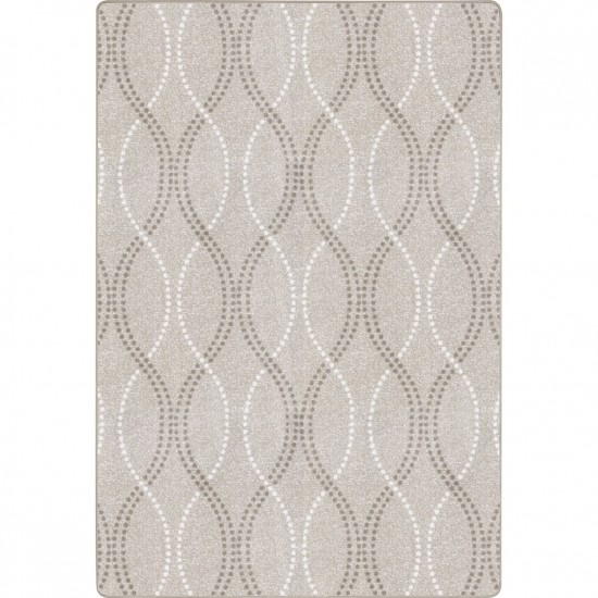 Seventh Heaven 5'4" x 7'8" area rug in color Beige