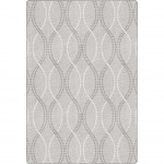 Seventh Heaven 5'4" x 7'8" area rug in color Morning Fog