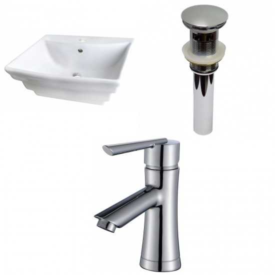 19.75-in. W Bathroom Vessel Sink Set_AI-30047