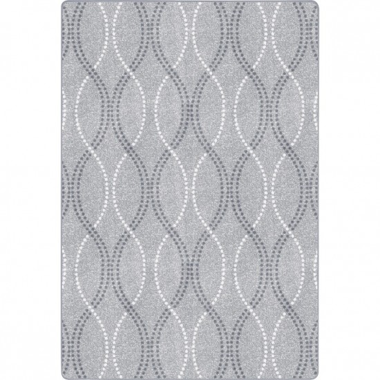 Seventh Heaven 7'8" x 10'9" area rug in color Mist