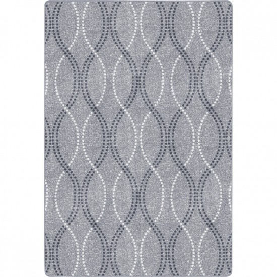 Seventh Heaven 7'8" x 10'9" area rug in color Smoke