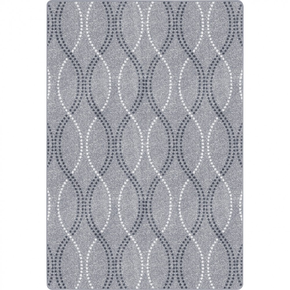 Seventh Heaven 10'9" x 13'2" area rug in color Smoke