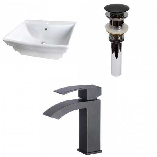 19.75-in. W Bathroom Vessel Sink Set_AI-30050