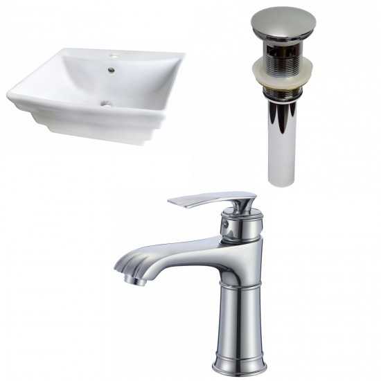 19.75-in. W Bathroom Vessel Sink Set_AI-30052