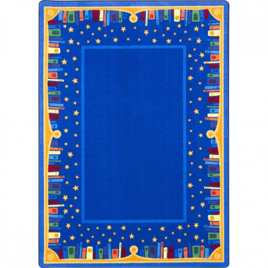 Magic of Reading 7'8" x 10'9" area rug in color Multi