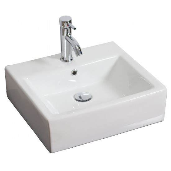 21-in. W Bathroom Vessel Sink Set_AI-30088