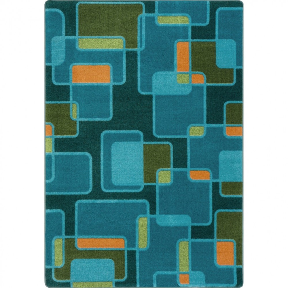 Reflex 3'10" x 5'4" area rug in color Citrus