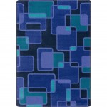 Reflex 3'10" x 5'4" area rug in color Violet