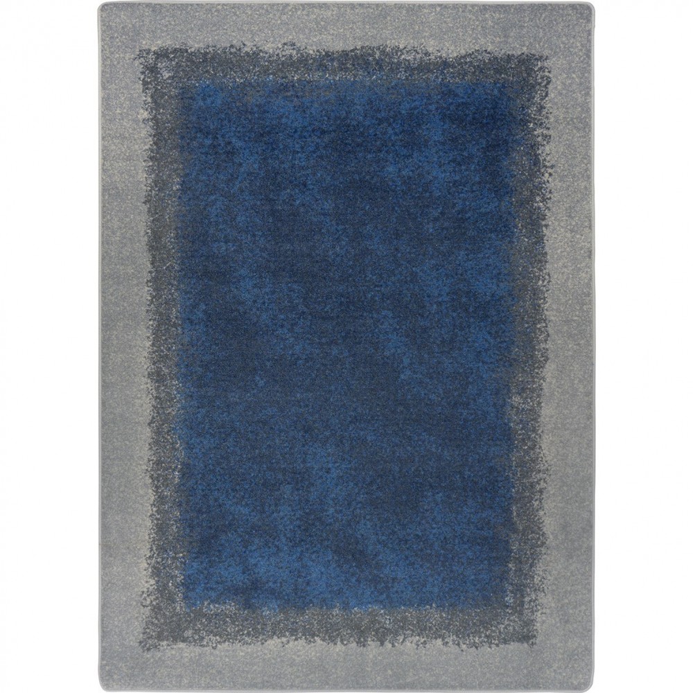 Grounded 5'4" x 7'8" area rug in color Marine