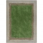 Grounded 7'8" x 10'9" area rug in color Meadow