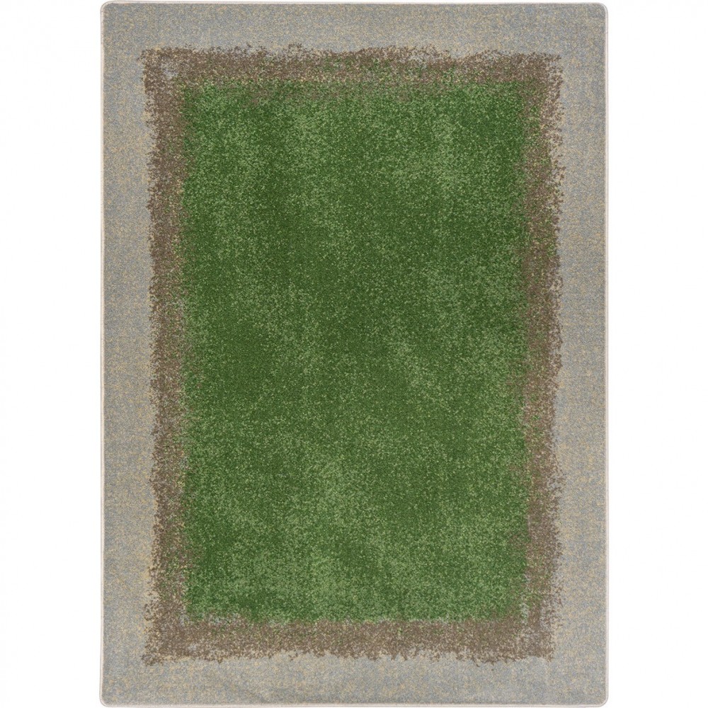 Grounded 10'9" x 13'2" area rug in color Meadow