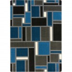 Matilda 5'4" x 7'8" area rug in color Sapphire