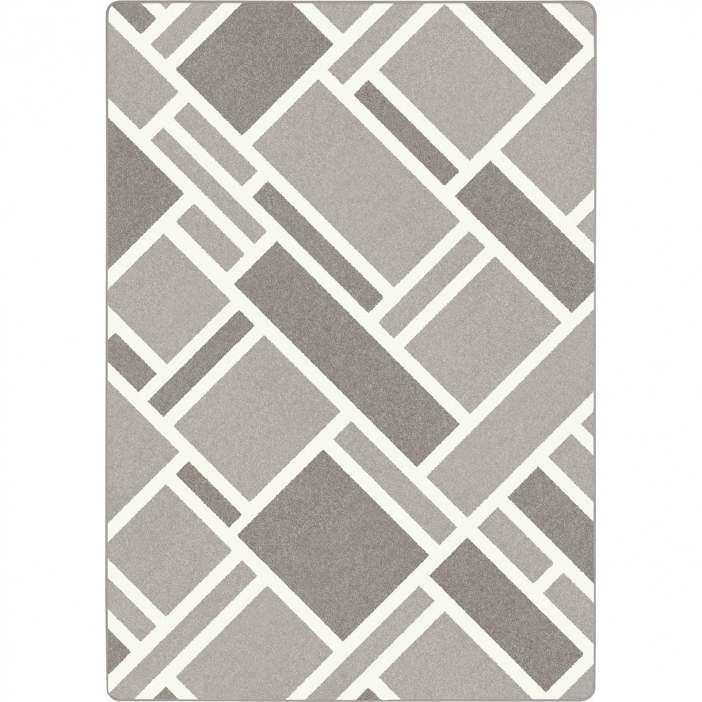 Midas 10'9" x 13'2" area rug in color Morning Fog