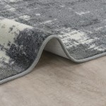 Westmarch 10'9" x 13'2" area rug in color Storm