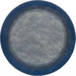 Urban Edges 7'7" Round area rug in color Marine