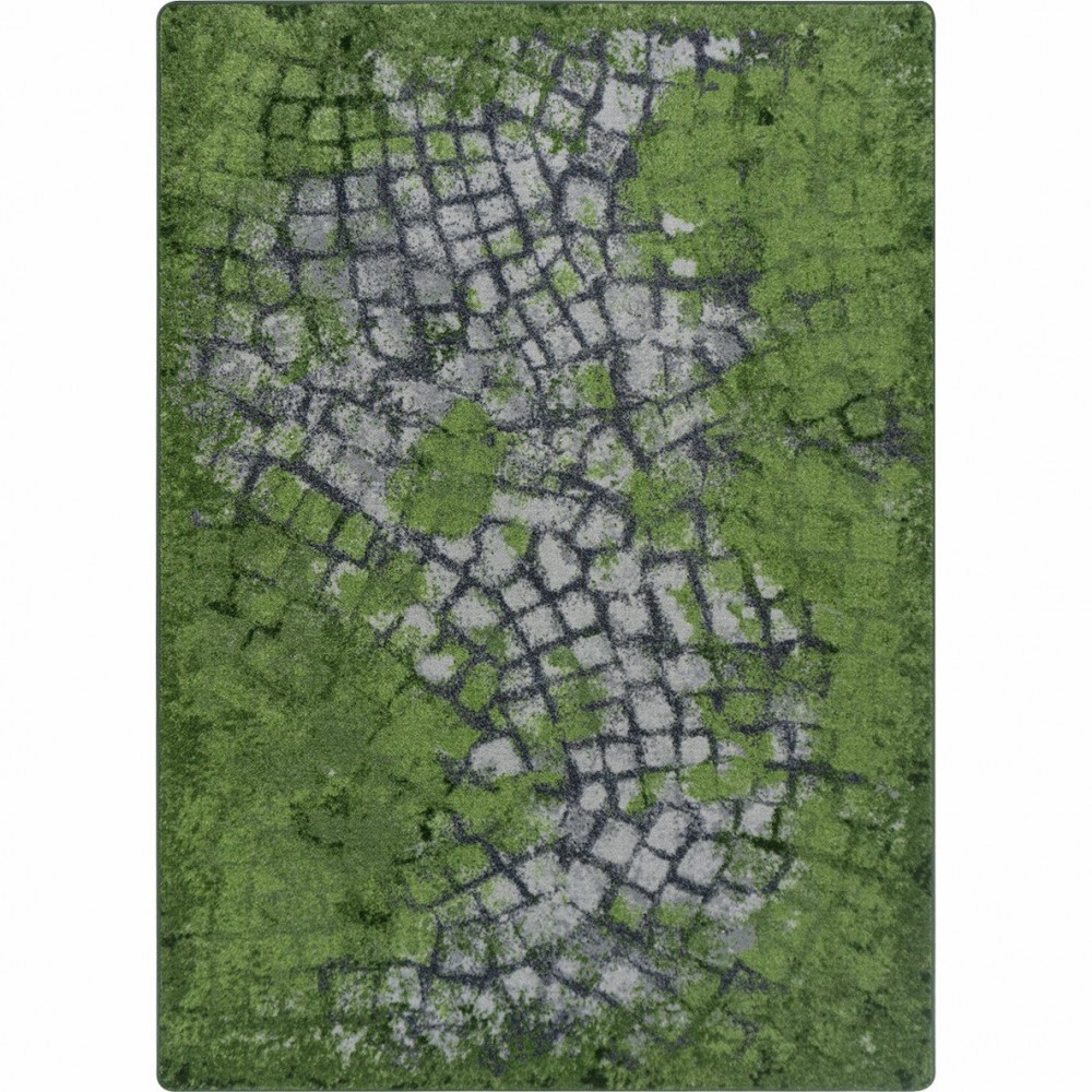 Grown Up 7'8" x 10'9" area rug in color Meadow