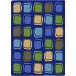 Harmony Blocks 10'9" x 13'2" area rug in color Multi